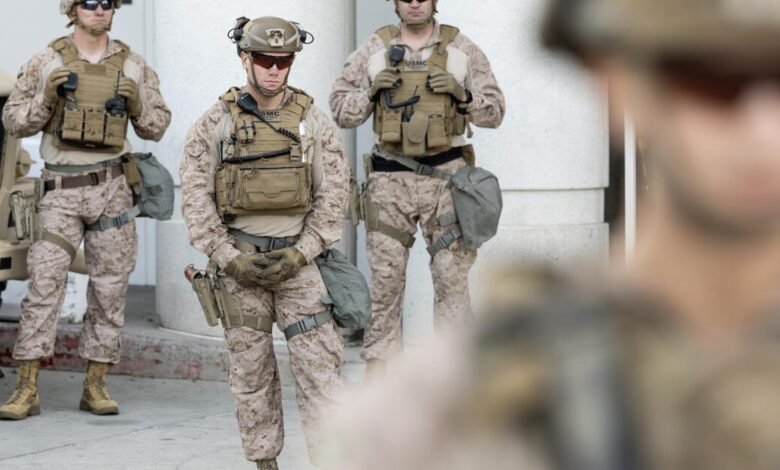 Marines para salir de Los Ángeles, dice el Pentágono