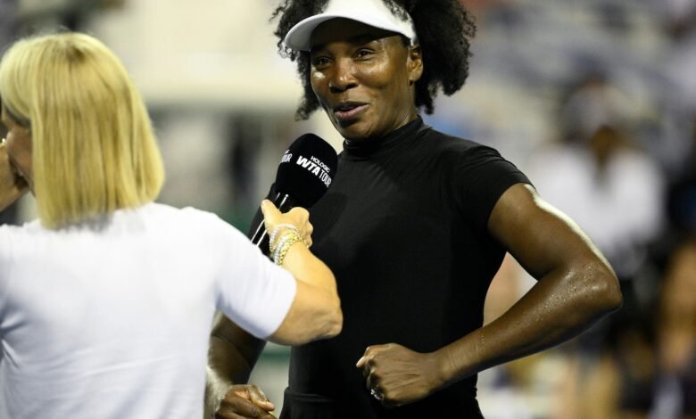 Venus Williams dice que después de su primera victoria en 16 meses está empleado en Andre Prati