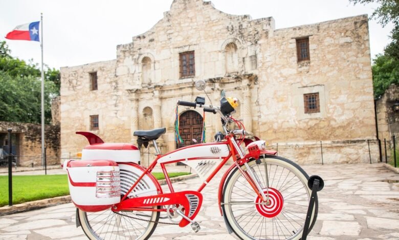 La bicicleta de la semana de la orina está en Alamo, pero no donde piensas