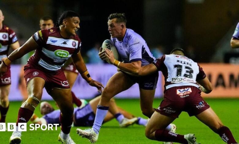 Super League: Wigan Warriors 6-10 Hull KR – Robins Stretch Lead en la parte superior. Super League: Wigan Warriors 6-10 Hull KR – Robins Stretch Lead en la parte superior.