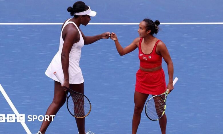 US Open 2025 Resultados: Venus Williams y Leylah Fernández ganan en la primera ronda del US Open