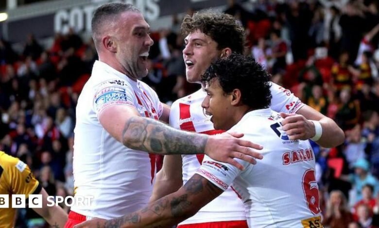 Super League: St Helens 40-0 Castleford Tigers – Dos intentos para Owen Dagnall en Romp Super League: St Helens 40-0 Castleford Tigers – Dos intentos para Owen Dagnall en Romp
