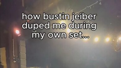 Justin Bieber después de realizar el disfrazado DJ ‘Vegas está prohibido de clubes nocturnos’