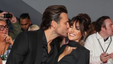 Michelle Kigan bailó con Mark Wright en la noche del adorable Coldplay