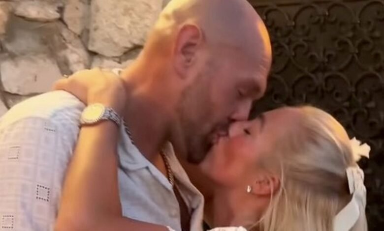 Tyson Fury ‘Dream Dreams’ con París vuelve a crear con París durante el tercer matrimonio
