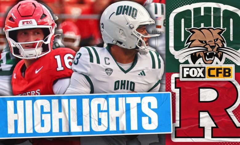 Ohio Bobcats vs. Rutgers Scarlet Knights Highlights | Football College Fox Ohio Bobcats vs. Rutgers Scarlet Knights Highlights | Football College Fox