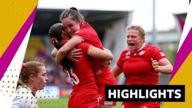 Mujeres de rugby de la Copa Mundial: Canadá 42-0 prominente de Gales