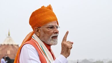 Modi da impuestos a la economía de la India en la tensión de Trump.
