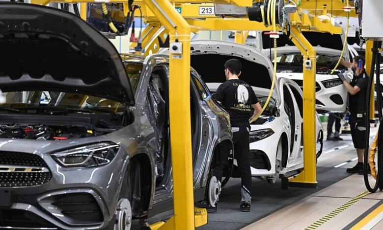 El auto alemán redujo el trabajo como una miseria económica.