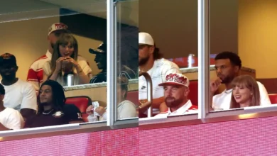 Taylor Swift primero asistiendo al compromiso después de Travis Kels, Big Ring Finger Sparkle’s Eye Balls