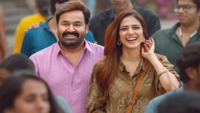 Fuera de los trailers de Lidapurvam: Mohanlal Malavika cambia de acción a romance en una historia de amor-dubo con Mohannon, ver