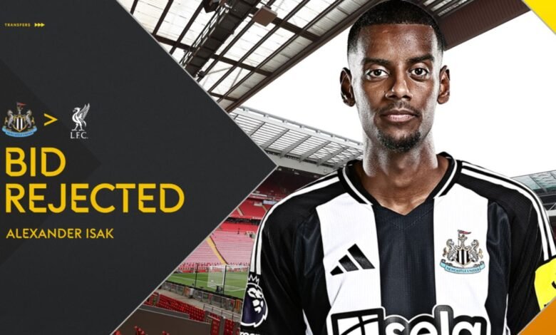 Alexander Isak Transfer News: El delantero de Newcastle regresará al club el sábado después de que Liverpool pague más de £ 100 millones para ser rechazado | Noticias de fútbol