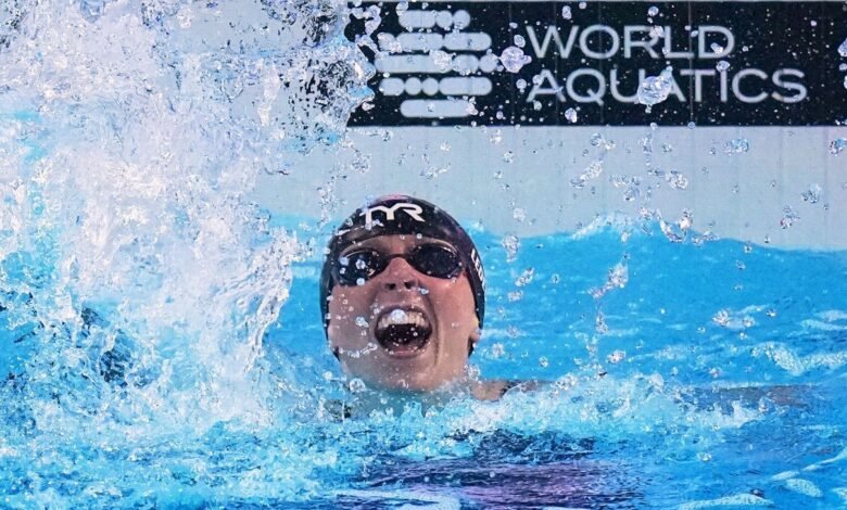 Katie Ledecky ganó de nuevo, los estadounidenses pusieron Relay WR en el mundo de la natación Katie Ledecky ganó de nuevo, los estadounidenses pusieron Relay WR en el mundo de la natación