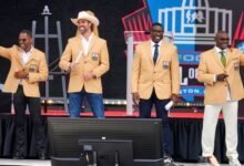 Sterling Sharpe, Eric Allen, Jared Allen, Antonio Gates en HOF