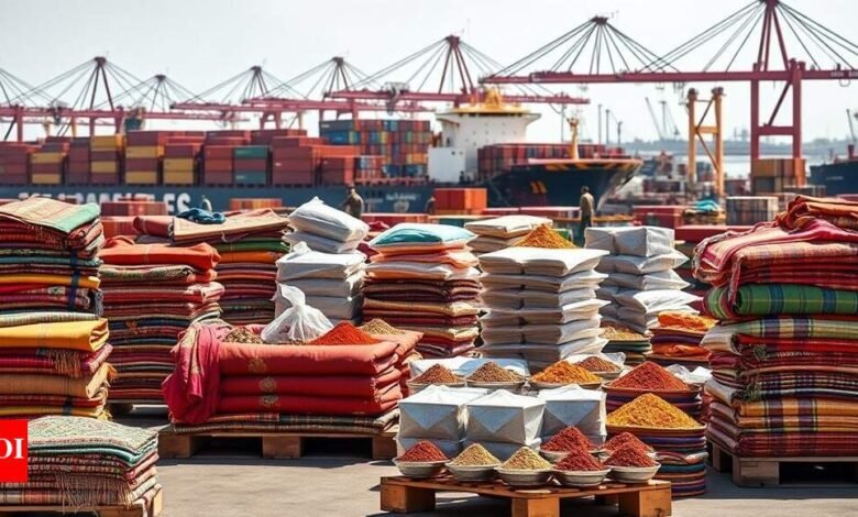 La tarifa del 25% de Trump, las sanciones aumentan la alarma: los exportadores indios temen las cancelaciones de orden; apoyo urgente solicitado del gobierno La tarifa del 25% de Trump, las sanciones aumentan la alarma: los exportadores indios temen las cancelaciones de orden; apoyo urgente solicitado del gobierno