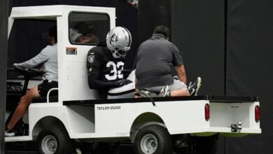 Fuente – Lonnie Johnson Jr. Raiders tenía piernas rotas