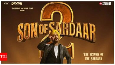 Sardar 2 Full Movie Collection Hijo: Sardar 2 Box Office Day 4: Ajay Devgan y Munal Tagore protagonizaron Rs 2.50 millones de rupias el primer lunes; Películas de cine alrededor de 30 millones de rupias