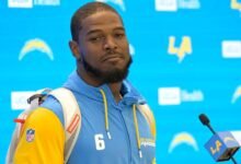 Denzel Perryman de Chargers ha sido liberado de la atención, no se le cobrará.