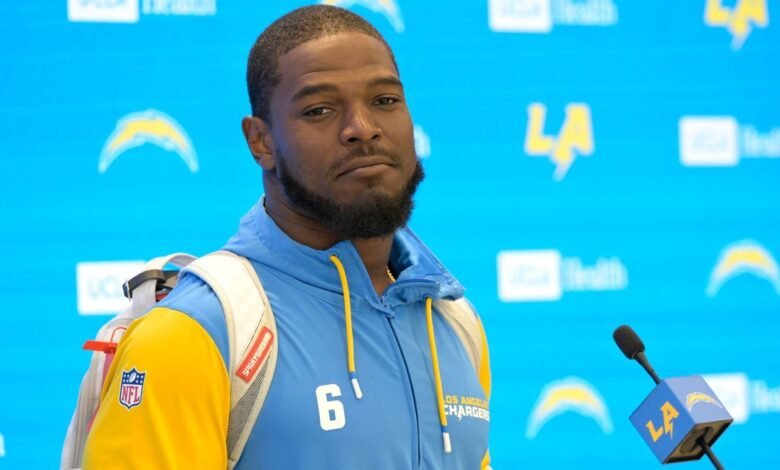 Denzel Perryman de Chargers ha sido liberado de la atención, no se le cobrará.