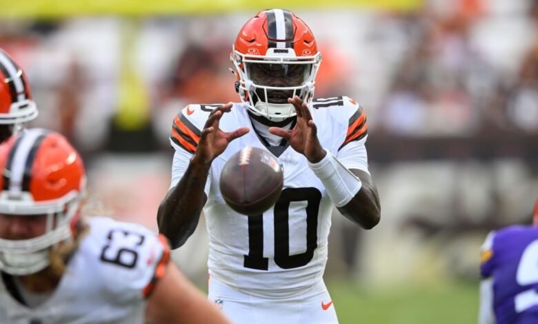 Fuente: Cleveland Browns firmó el quinto QB en Tyler Huntley Fuente: Cleveland Browns firmó el quinto QB en Tyler Huntley