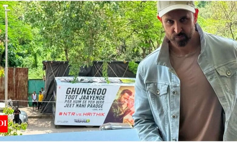 ‘War 2’: Junior NTR Billboard envía la casa de Hrithik Roshan, chispas en desafíos deportivos antes del lanzamiento de la película | ‘War 2’: Junior NTR Billboard envía la casa de Hrithik Roshan, chispas en desafíos deportivos antes del lanzamiento de la película |