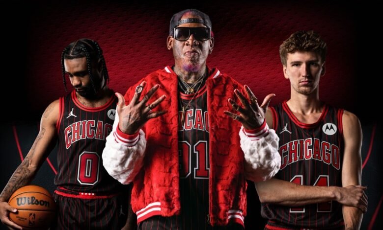 Chicago Bulls trae rayas rojas en el período MJ para nuevos uniformes Chicago Bulls trae rayas rojas en el período MJ para nuevos uniformes