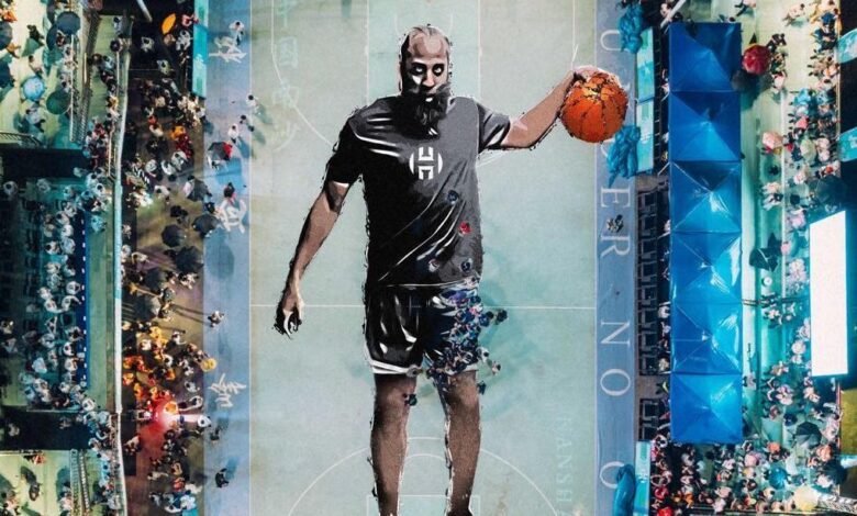 James Harden de Clippers fue sorprendido por la corte revelada y diseñada en China Tour James Harden de Clippers fue sorprendido por la corte revelada y diseñada en China Tour