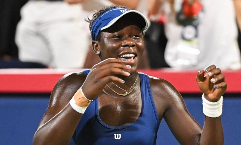 Victoria Mboko se reunió en el monstruo final. Victoria Mboko se reunió en el monstruo final.