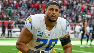 El cargador pierde a Rashawn Slater para la temporada con rotulario.