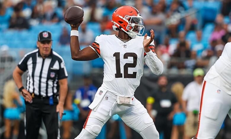 Ver: Shedeur Sanders de Browns lanzó la primera pelota en la NFL Pres Alegs en comparación con Panthers Ver: Shedeur Sanders de Browns lanzó la primera pelota en la NFL Pres Alegs en comparación con Panthers