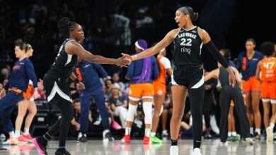 A’ja Wilson primero en WNBA con 30 juegos, 20 rebotes