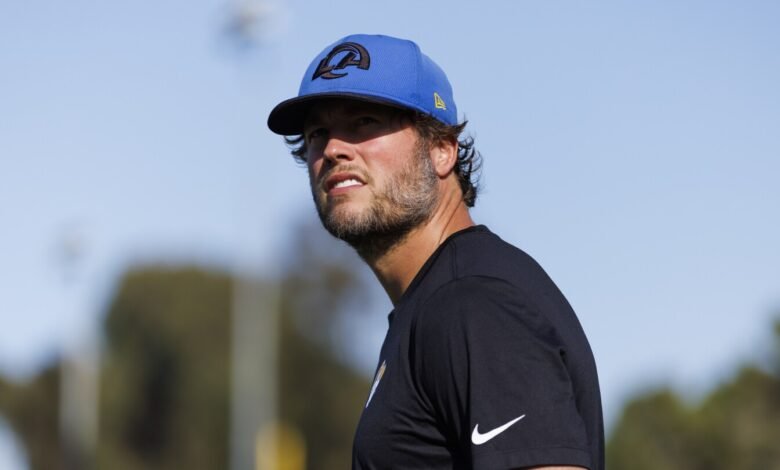 Sean McVay: La cirugía de Matthew Stafford no se ha discutido