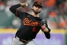 Brandon Young coquetea con perfección cuando Orioles es los principales Astros