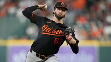 Brandon Young coquetea con perfección cuando Orioles es los principales Astros