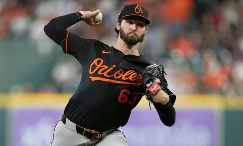 Brandon Young coquetea con perfección cuando Orioles es los principales Astros