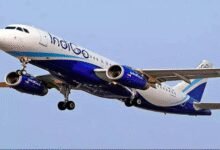 De nuevo: Indigo A321 tiene que sufrir el ataque en la esquina de la esquina durante la fuerte lluvia.
