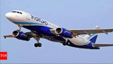 De nuevo: Indigo A321 tiene que sufrir el ataque en la esquina de la esquina durante la fuerte lluvia.