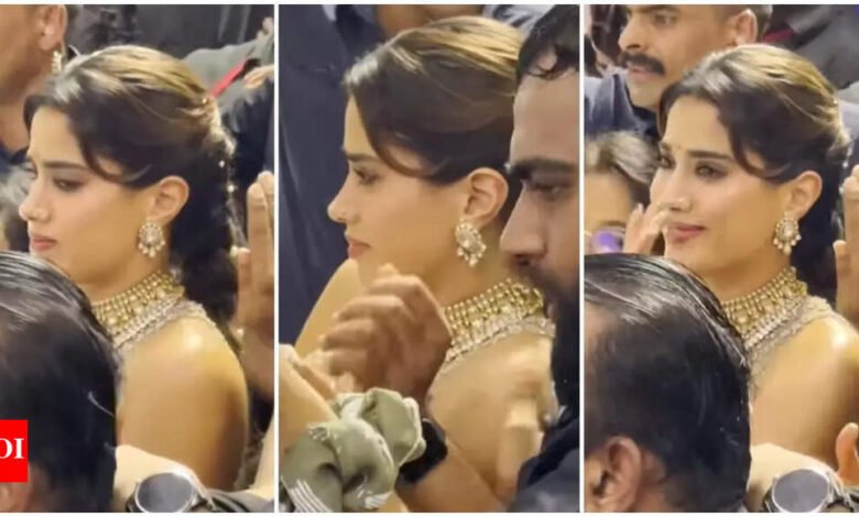 Promoción de la ‘Belleza Suprema’: Janahvi Kapoor está abarrotada durante la celebración de la cuarta mano de Mumbai; Las noticias de la película hindi permanecen tranquilas en medio del caos