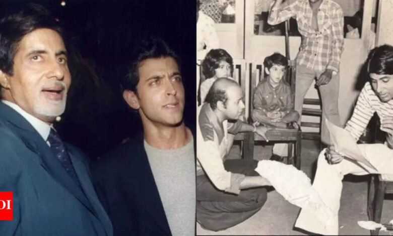 La adorable imagen de 1970 de Hrithik Roshan con Amitabh Bachchan derretirá tu corazón – Throback | La adorable imagen de 1970 de Hrithik Roshan con Amitabh Bachchan derretirá tu corazón – Throback |