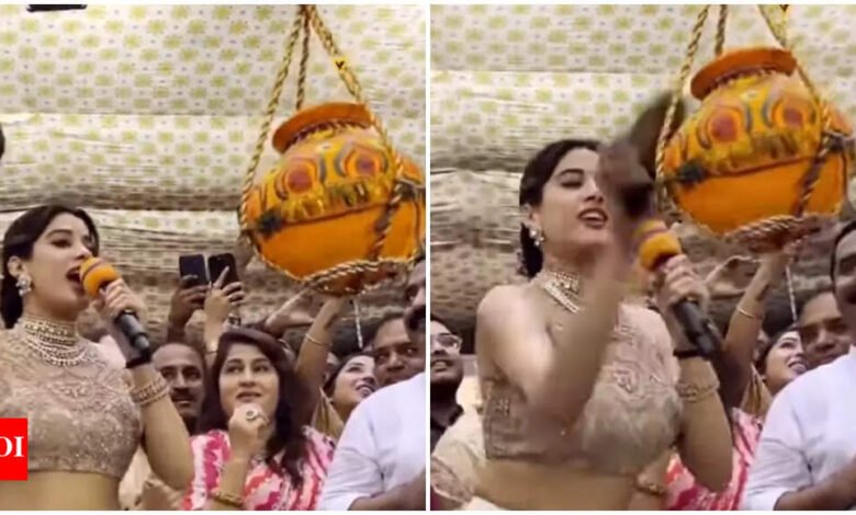 Granhvi Kapoor consiguió el trollado para decir ‘Bharat Mata Ki Jai’ en Dahi Handy Event: Granhvi Kapoor consiguió el trollado para decir ‘Bharat Mata Ki Jai’ en Dahi Handy Event:
