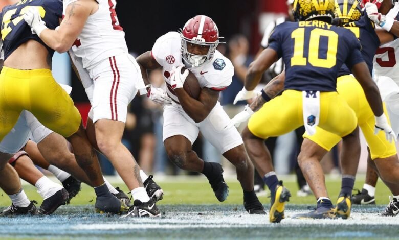 Alabama RB Jam Miller se pone en la señorita en comparación con FSU, dijeron las fuentes