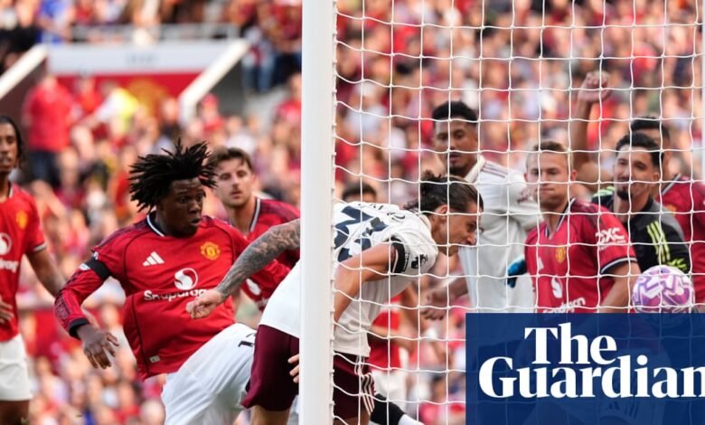 Calafiori ataca después del error del portero cuando el Arsenal Grind ganó en el Manchester United | Liga Premier Calafiori ataca después del error del portero cuando el Arsenal Grind ganó en el Manchester United | Liga Premier