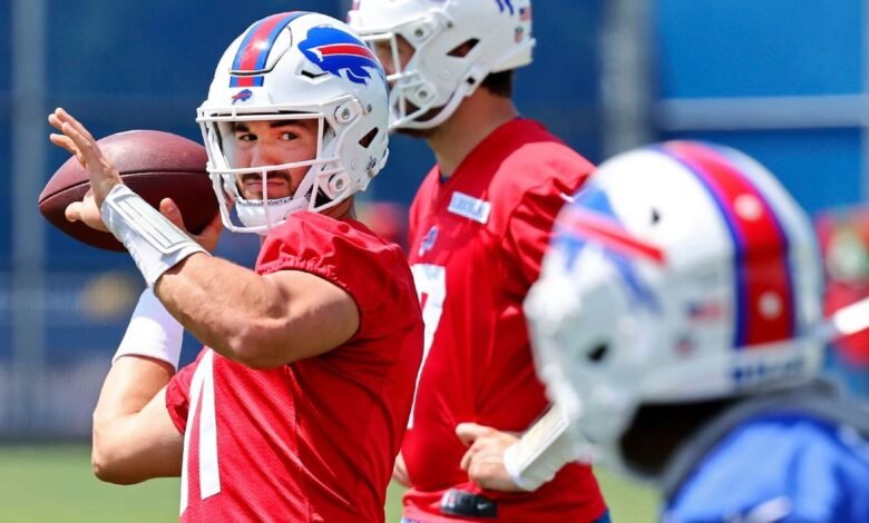 Trubisky regresó a Chicago durante la prevención de Bills, reflejando el término Trubisky regresó a Chicago durante la prevención de Bills, reflejando el término