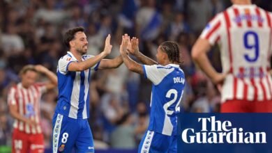 Fútbol europeo: el Atlético Madrid perdió en Espanyol, mientras que Vitinha ganó para el PSG | Fútbol de clubes europeos