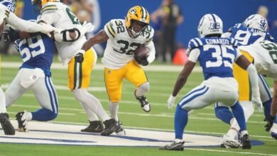RB Marshawn Lloyd resultó herido nuevamente, puede perderse la apertura de los Packers