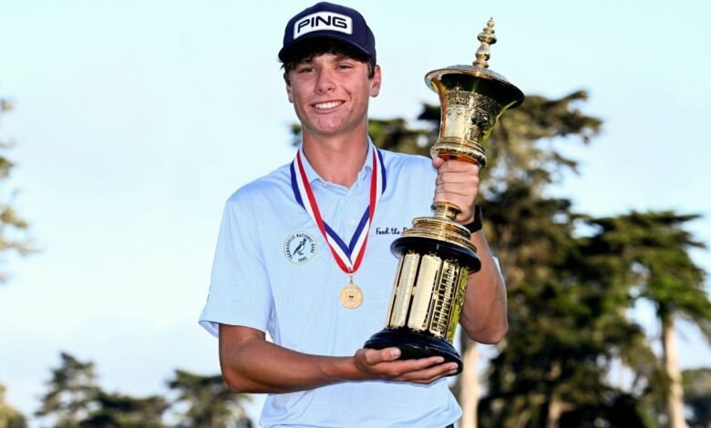 Mason Howlly, de 18 años, gane a los aficionados; El campeón más joven desde 2009 Mason Howlly, de 18 años, gane a los aficionados; El campeón más joven desde 2009