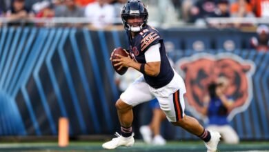 Caleb Williams de Presleg Preserga Camp Dread of Bears Best of Bears