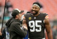 Myles Garrett de Browns en el boleto: “Haga otra pregunta”