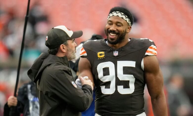 Myles Garrett de Browns en el boleto: “Haga otra pregunta”