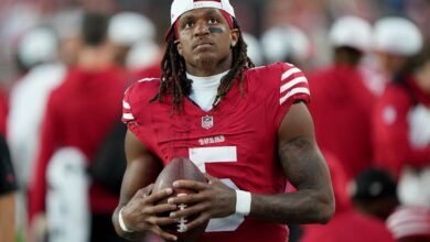 DeMarcus Robinson de 49ers ha suspendido 3 partidos, cada Kyle Shanahan